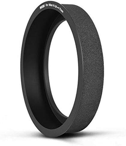 NiSi 77mm Adapter for Nikon 14-24mm Lens Filter Holder, Black (NIP-AD-N1424-77) in Saudi Arabia