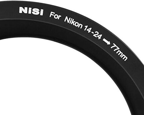 NiSi 77mm Adapter for Nikon 14-24mm Lens Filter Holder, Black (NIP-AD-N1424-77) in Saudi Arabia