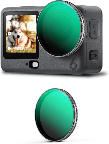 مرشح الاستقطاب CPL من Walking Way متوافق مع مرشحات المستقطبات الدائرية DJI Osmo Action 6 سهلة التركيب، ملحقات كاميرا الحركة DJI Action 6، زجاج بصري عالي الدقة/إطار متعدد الطبقات/ألومنيوم in Saudi Arabia