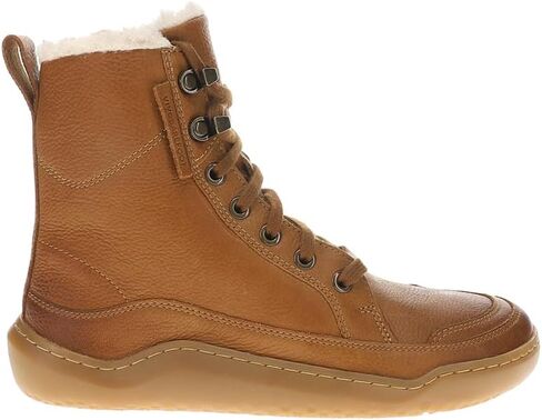 حذاء Vivobarefoot النسائي Gobi ذو مقدمة دافئة برباط من الأمام وكعب منخفض للكاحل 1-2 بوصة - بني - مقاس 37 M in Kuwait