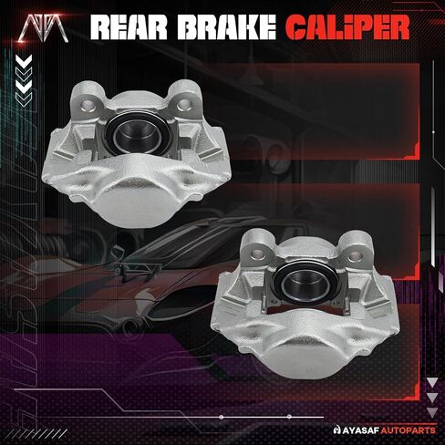 MAYASAF 19254 + 19255 فرجار قرص الفرامل الأمامي يسار + يمين مع وسادات مناسبة لـ 1974 Datsun 260Z، 1970-1973 Datsun 240Z، 1975-1978 Datsun 280Z in Saudi Arabia
