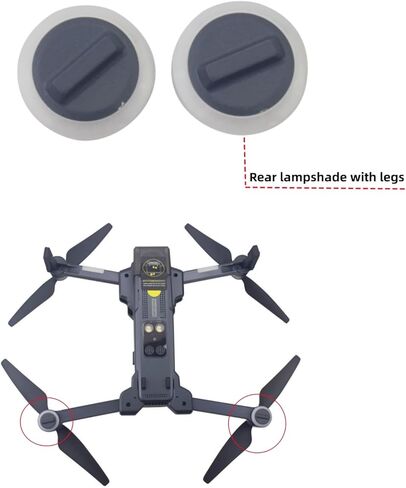 Fytoo 2PCS Rear Lampshade with Feet for SJRC F11 F11S F11Pro F11GIM F11GIM2 DE22 DE22Pro F24 F24Pro F35 HS600 V11 TF35 PRO Quadcopter Folding Drone Rear Lampshade with Feet Parts in Saudi Arabia