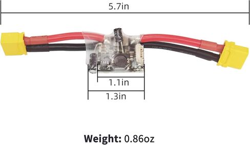 Radiolink Power Module XT60 Plug Compatible with APM PIXHAWK/PIX6 Flight Controller, 5.3V BEC for DIY Drone, Quad, Airplane and Fixed-wing in Saudi Arabia