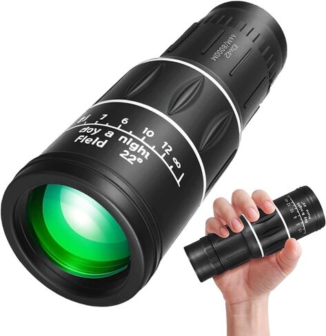 تلسكوب أحادي العين مقاس 10-25 × 50 مع حامل للهاتف الذكي، حامل يدوي وحامل ثلاثي القوائم، نطاق FMC وBAK4 عالي الطاقة، هدايا عيد ميلاد للرجال والأب والزوج المراهق، هدايا لعيد الأب، معدات المشي لمسافات طويلة في الهواء الطلق in Kuwait