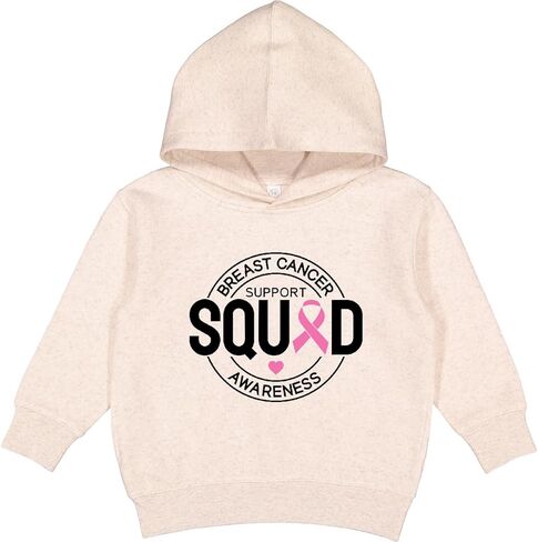 inktastic Breast Cancer Support Squad Toddler Hoodie in Kuwait