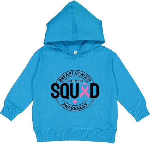inktastic Breast Cancer Support Squad Toddler Hoodie in Kuwait