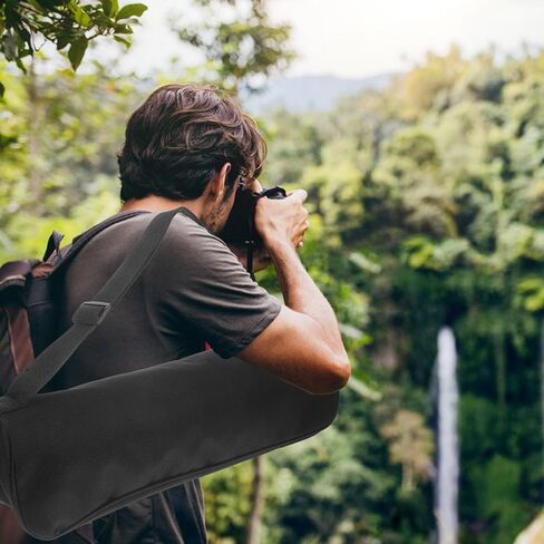MERRYHAPY Tripod Storage Bag Nylon Carrying Case Adjustable Single Shoulder Strap Splashproof Mic Stand Speaker Stand Carrier for Photography and Camping Gear in Saudi Arabia