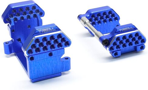 TREAL TRX-4M K10 F150 Trail Shocks Mount Shoch Towers Aluminium 7075 ترقيات لـ TRX4M 1/18 RC Crawler (Black) in Saudi Arabia