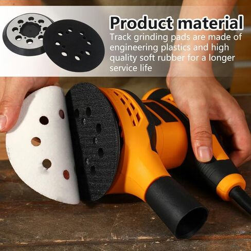 Upgraded Sander Pad for Dewalt, 2 Pack 5" 8 Hole Hook and Loop Replacement Orbital Metal Sander Pad for DeWalt DWE6420 6421K 6423 6423K DCWE210B Random Orbital Sander Part DWE64233 & N329079 in Saudi Arabia