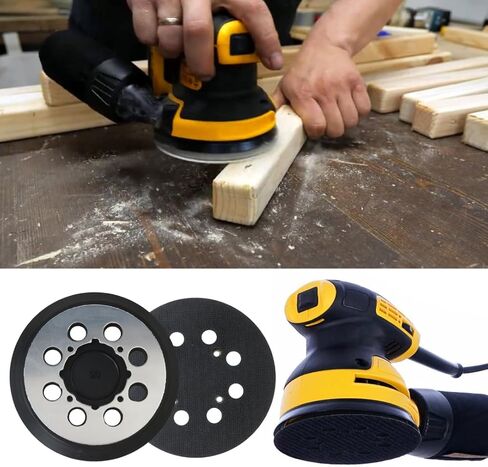 Upgraded Sander Pad for Dewalt, 2 Pack 5" 8 Hole Hook and Loop Replacement Orbital Metal Sander Pad for DeWalt DWE6420 6421K 6423 6423K DCWE210B Random Orbital Sander Part DWE64233 & N329079 in Saudi Arabia