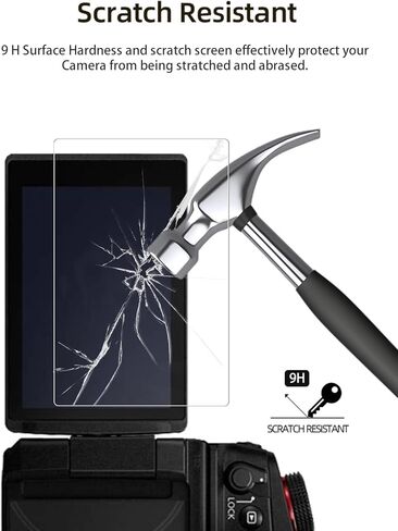 Screen Protector for Panasonic Lumix GH7 Mirrorless Camera, AR Ultra Clear Tempered Glass Screen Protector,Easy Installation,Anti-Scratch,HD Quality,(5 Pack) in Saudi Arabia