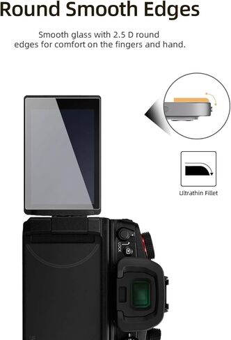 Screen Protector for Panasonic Lumix GH7 Mirrorless Camera, AR Ultra Clear Tempered Glass Screen Protector,Easy Installation,Anti-Scratch,HD Quality,(5 Pack) in Saudi Arabia