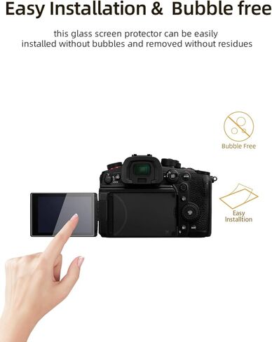 Screen Protector for Panasonic Lumix GH7 Mirrorless Camera, AR Ultra Clear Tempered Glass Screen Protector,Easy Installation,Anti-Scratch,HD Quality,(5 Pack) in Saudi Arabia