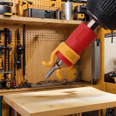 Screw Holder Tool – Secure Grip Plastic Screw Guide for Drills & DIY Woodworking, Easy Hands-Free Screw Installation in Saudi Arabia