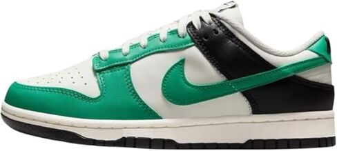 حذاء Dunk Low Sail/Stadium للنساء من نايكي، أخضر-أسود (IB4363 133) - 9.5 in Kuwait