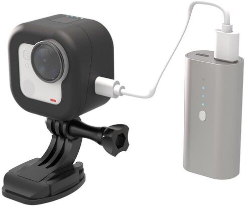 صندوق شحن مغناطيسي لجهاز Insta360 Go Ultra، بطارية مدمجة بقدرة 1000 مللي أمبير في الساعة لإطالة عمر البطارية، ودعم نقل البيانات، مع دعامة محول يمكن توصيلها بالحوامل الثلاثية وعصا السيلفي in Saudi Arabia