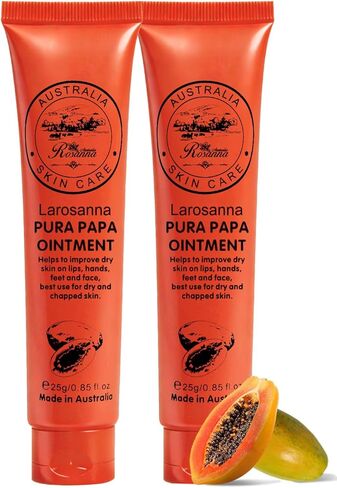 عبوتان من مرهم البابو، 25 جم لكل كريم البابايا مع أداة توزيع الشفاه مستوردة مباشرة من أستراليا in Kuwait