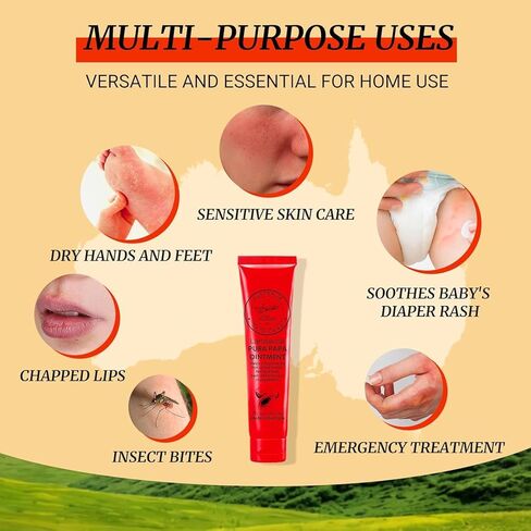 عبوتان من مرهم البابو، 25 جم لكل كريم البابايا مع أداة توزيع الشفاه مستوردة مباشرة من أستراليا in Kuwait