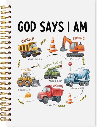 Affirmations for Kids Spiral Notebook, Inspirational Woodland Animals Journal for School Work, Affirmation Journal for Kids Boys, I Can Do Hard Things Motivational Notebooks, 5.5x8.3 in Kuwait