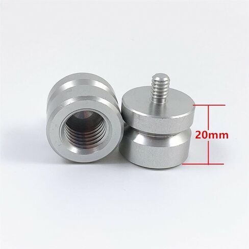 2 قطعة 20 مللي متر محول المنشور الصغير 1/4 "X20 ذكر الموضوع إلى 5/8" X11 أنثى الموضوع in Kuwait