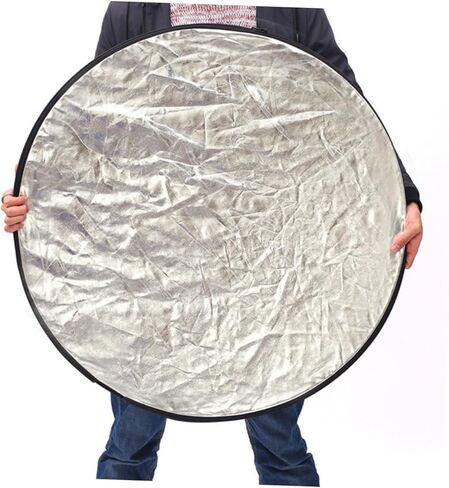 لوحة عاكسة للتصوير الفوتوغرافي قابلة للطي 5 في 1 مقاس 60 سم مع حقيبة حمل، عاكس ضوء محمول للصور الفوتوغرافية والمنتجات والمجوهرات والاستخدام الخارجي والاستوديو in Kuwait