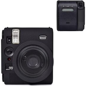 حافظة سيليكون Rieibi MINI 99، حافظة كاميرا متوافقة مع instax mini 99، حافظة واقية من السيليكون لكاميرا Fujifilm Instax Mini 99 الفورية، غطاء حماية ناعم خفيف الوزن مضاد للخدش - أخضر in Kuwait
