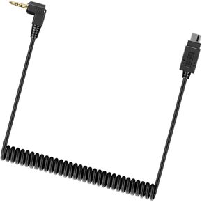 Spring Coiled 2.5mm to C1/C 3/N1/N3/S1/S 2 Male Flashing Syncing Cord with Gold Plate Connectors for Camera Flashing Triggering Remote Spring Coil PC Syncing Cable in Saudi Arabia