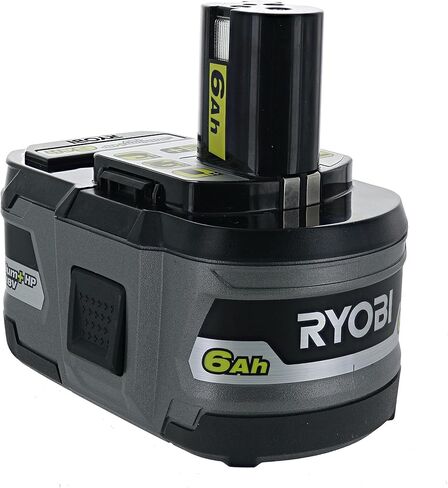 Ryobi P164: عبوتان من بطاريات ليثيوم أيون P193 6.0 أمبير ساعة 18 فولت مع مقياس الوقود على متن الطائرة in Kuwait