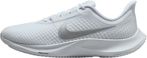Nike Power Flight Women's Cheerleading Shoes (FV6290-100, White/White/Metallic Silver) in Saudi Arabia