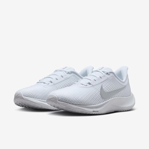 Nike Power Flight Women's Cheerleading Shoes (FV6290-100, White/White/Metallic Silver) in Saudi Arabia