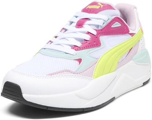 حذاء رياضي نسائي X-Ray Speed ​​برباط من PUMA كاجوال - أخضر، وردي، أبيض in Kuwait