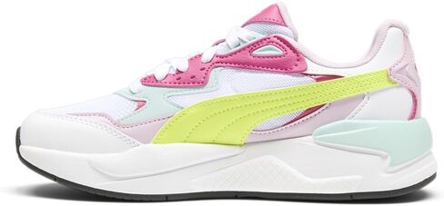 حذاء رياضي نسائي X-Ray Speed ​​برباط من PUMA كاجوال - أخضر، وردي، أبيض in Kuwait