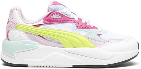 حذاء رياضي نسائي X-Ray Speed ​​برباط من PUMA كاجوال - أخضر، وردي، أبيض in Saudi Arabia