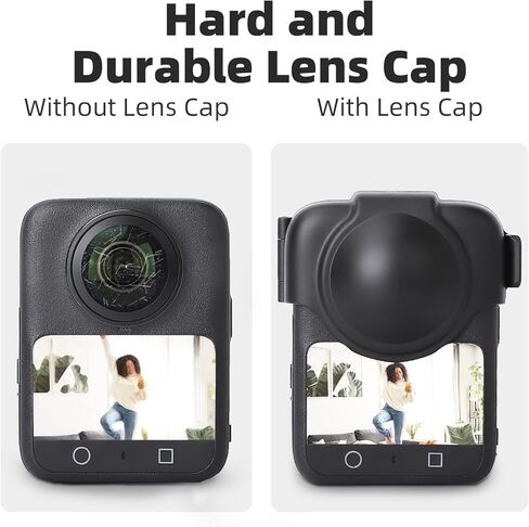 Camera Lens Protector Cover for OSMO 360, Anti-Scratch & Anti-Drop Lens Cap with Secure Clip-On Cap, Protective Case Cover for Travel & Storage in Saudi Arabia