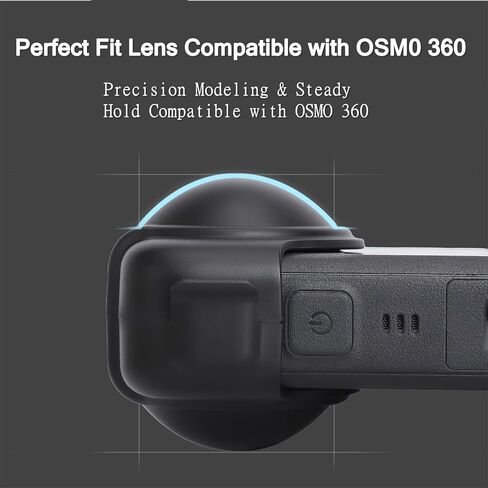 Camera Lens Protector Cover for OSMO 360, Anti-Scratch & Anti-Drop Lens Cap with Secure Clip-On Cap, Protective Case Cover for Travel & Storage in Saudi Arabia