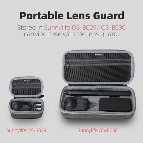 Camera Lens Protector Cover for OSMO 360, Anti-Scratch & Anti-Drop Lens Cap with Secure Clip-On Cap, Protective Case Cover for Travel & Storage in Saudi Arabia