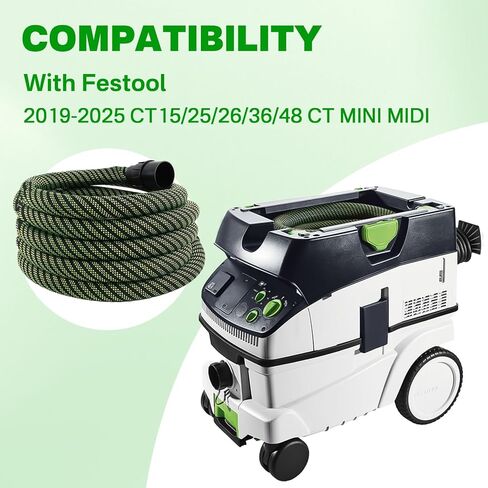 Dust Extractor Hose D27/32X5M from 2019 onwards Compatible with Vacuum CT 15/25/26/36/48 and CT MINI/MIDI Vacuum in Saudi Arabia