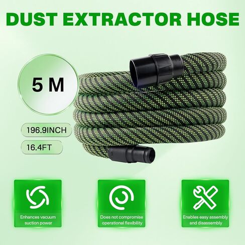 Dust Extractor Hose D27/32X5M from 2019 onwards Compatible with Vacuum CT 15/25/26/36/48 and CT MINI/MIDI Vacuum in Saudi Arabia