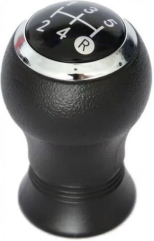 5-Speed Shift Knob – ABC Plastic + Anti-Slip Leather Grip, Compatible with 2007-2011 Toyota Corolla/Vios/Yaris (Auris), Direct OEM Fit, Easy Installation in Saudi Arabia