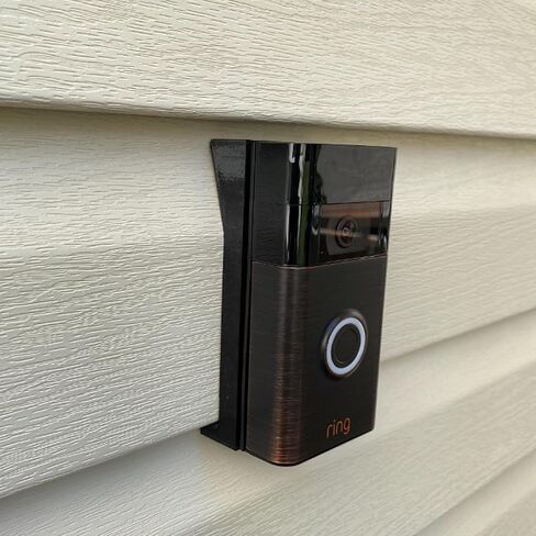 دعامة تثبيت جانبية مقاس 5 بوصات من هوتش لاب متوافقة مع Ring Battery Doorbell Pro. مقاومة للأشعة فوق البنفسجية مطبوعة ثلاثية الأبعاد in Kuwait