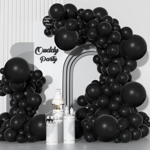 Ouddy Party 129pcs بالونات برتقالية محترقة أحجام مختلفة 18 12 10 5 بوصات ، 6pcs 18 "فول تراكوتا برتقالية البالون القوس أدوات أغطية ، البالون اللاتكس لعيد ميلاد عيد ميلاد الطفل دش الحفل in Saudi Arabia