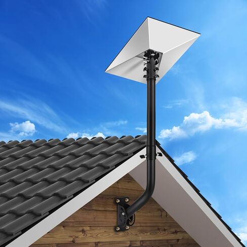 دعامة تثبيت كاميرا مراقبة عالمية مناسبة لكاميرات CCTV IP PTZ الداخلية والخارجية، ومحطات الطقس، والهوائيات، وأجهزة Ubiquiti، وموسعات واي فاي، وهوائيات صحن الأقمار الصناعية Starlink in Kuwait