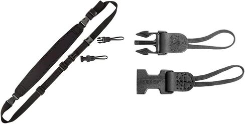 حزام حبال كلاسيكي للغاية من OP/TECH USA للكاميرات عديمة المرآة وكاميرات SLR، أسود + OP/TECH USA 1301062 Uni-Loop - موصلات النظام، أسود in Saudi Arabia