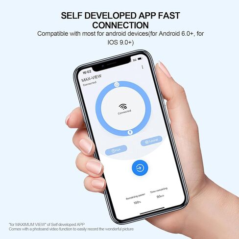 USB Digital Microscope, LCD Indicator for Wireless Digital Microscopes, User-friendly 1080p HD 800mAh Battery for Insect Watching for in Kuwait