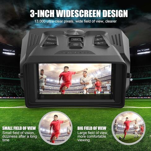 نظارات رؤية ليلية 4K - مناظير رؤية ليلية للبالغين، تكبير رقمي 10X، شاشة عالية الدقة 3 بوصات، نطاق عرض يصل إلى 1640 قدمًا، مع بطاقة TF سعة 64 جيجابايت لحفظ الصور ومقاطع الفيديو، وهدايا أمان للتخييم والمشي لمسافات طويلة للرجال in Kuwait