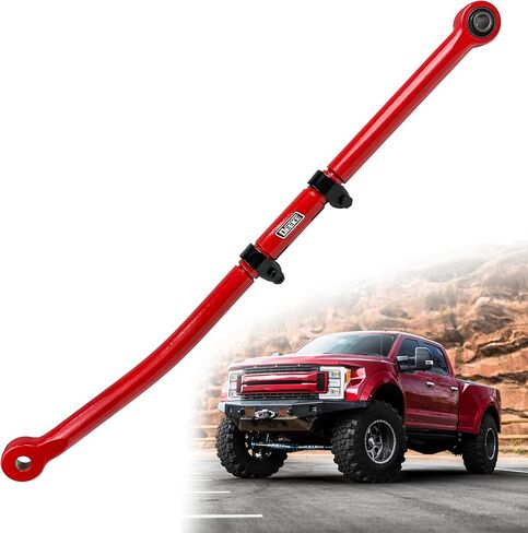 Front Forged Adjustable Track Bar for 1.5-8" Lift 2017-2022 Ford F250/F350 4WD Track Bar（Red） in Kuwait