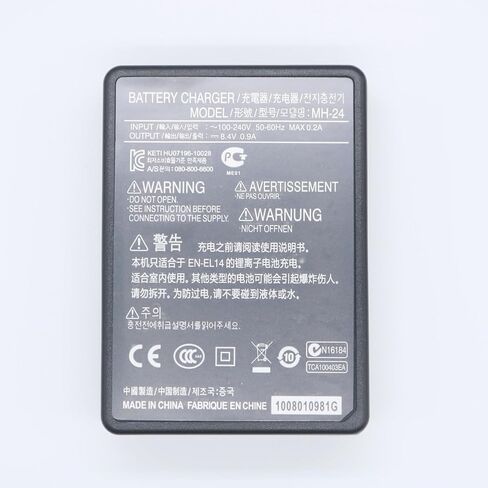 MH-24 Camera Charger for Nikon EN-EL14 en-el14a Battery P7100 P7000 D3100 D5200 D5100 D3200 D3300 D5300 P7000 P7800 Camera in Saudi Arabia