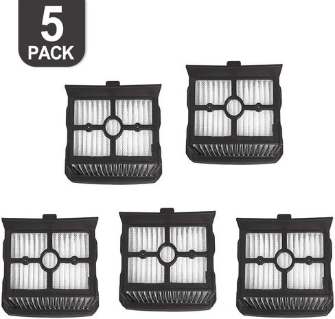 For X-Clean 10 Wet and Dry Vacuum Cleaner HEPA Filter Set, ABS Frame and Filter Cloth, Compatible Replacement Vacuum Parts for Efficient Dust Filtration and Indoor Air Quality Improvement(5 PACK) in Saudi Arabia