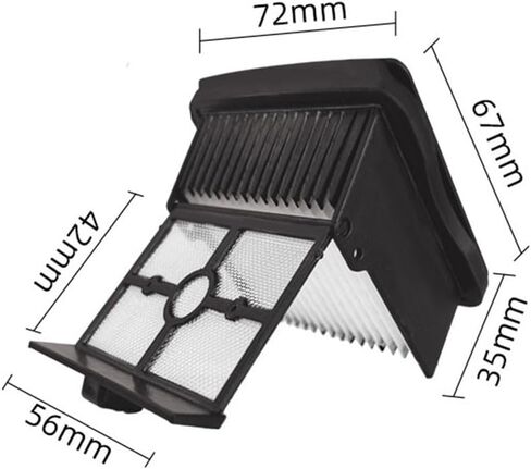 For X-Clean 10 Wet and Dry Vacuum Cleaner HEPA Filter Set, ABS Frame and Filter Cloth, Compatible Replacement Vacuum Parts for Efficient Dust Filtration and Indoor Air Quality Improvement(5 PACK) in Saudi Arabia