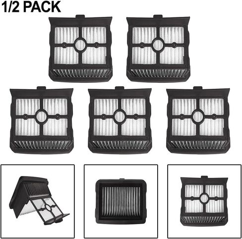 For X-Clean 10 Wet and Dry Vacuum Cleaner HEPA Filter Set, ABS Frame and Filter Cloth, Compatible Replacement Vacuum Parts for Efficient Dust Filtration and Indoor Air Quality Improvement(5 PACK) in Saudi Arabia